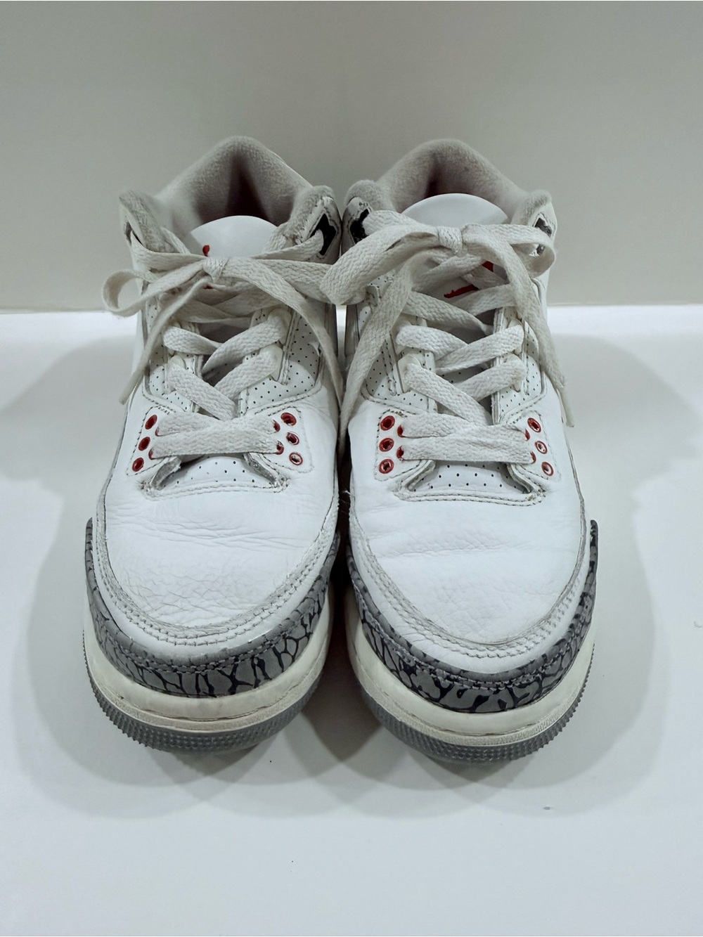 Jordan 3 Retro White Cement Youth Sz 4 - Picture 2 of 7